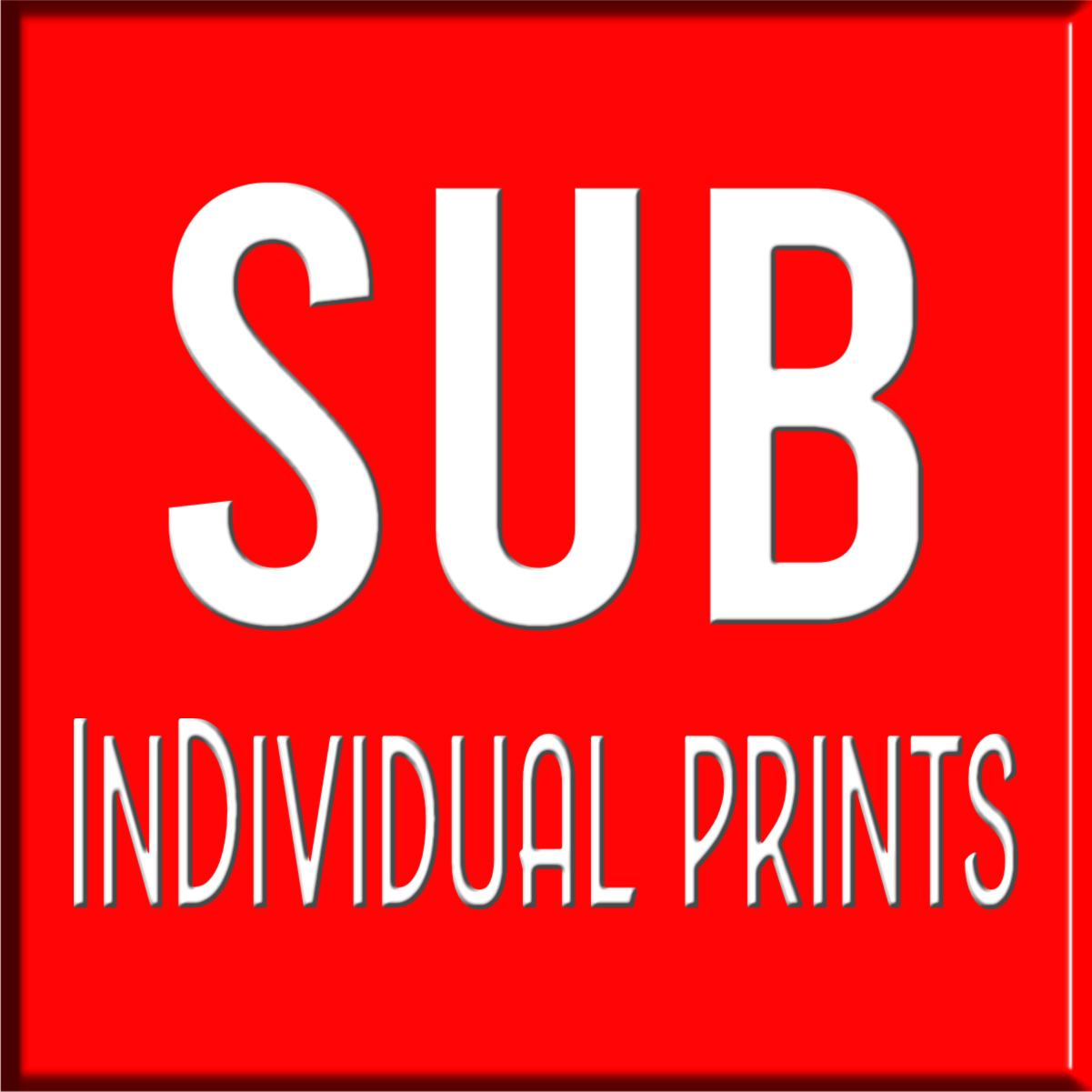 Sublimation Individual Prints